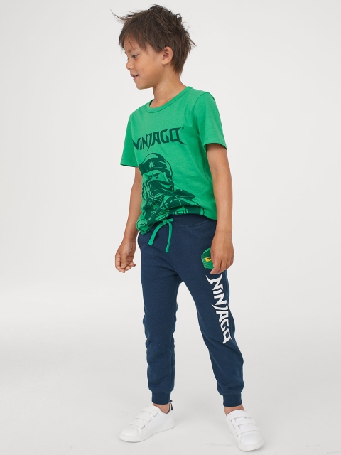 

H&M Boys Blue Printed Sweatpants