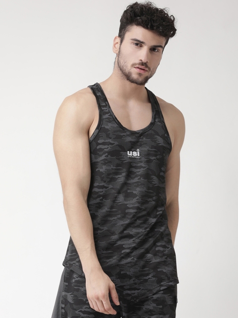 

USI UNIVERSAL Men Multicoloured Self-Design Gym Vests BBAPLUU137676, Multi