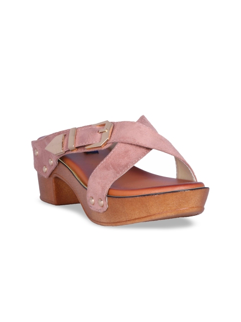 

MSC Women Pink Solid Heels