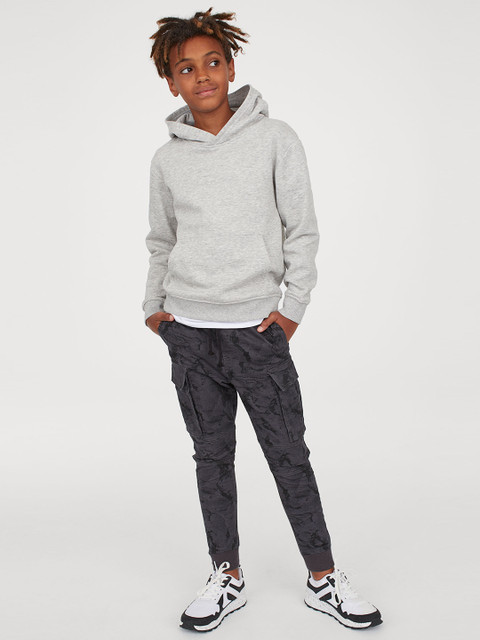 

H&M Boys Cargo Trousers, Grey