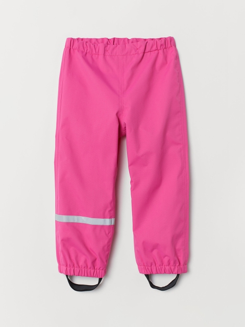 

H&M Girls Pink Waterproof shell trousers