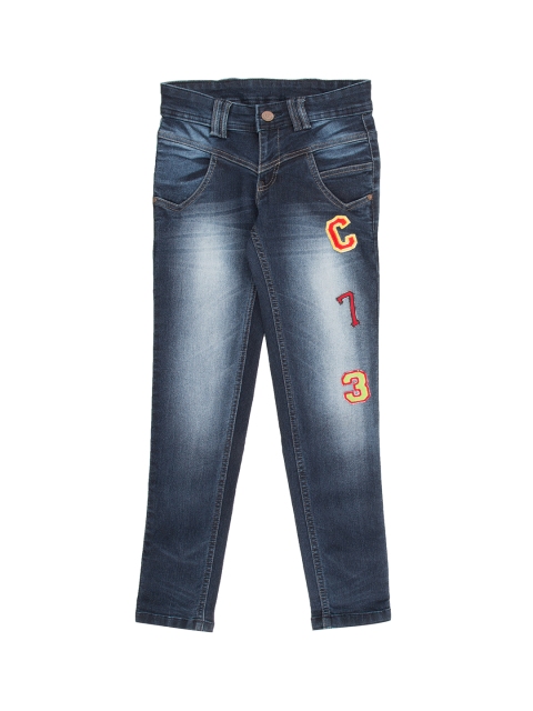 

Cherokee Girls Blue Slim Fit Mid-Rise Clean Look Stretchable Jeans