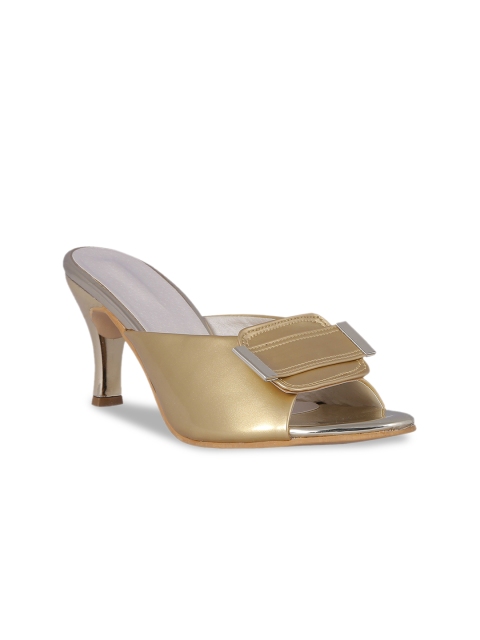 

MSC Women Gold-Toned Solid Heels
