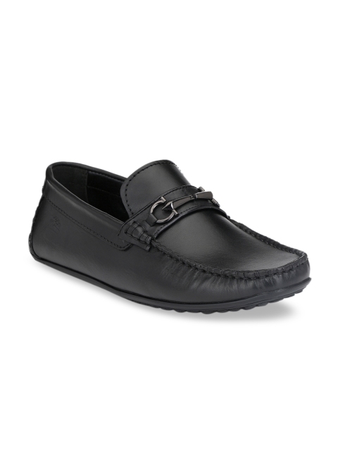 

Hitz Men Black Leather Loafers