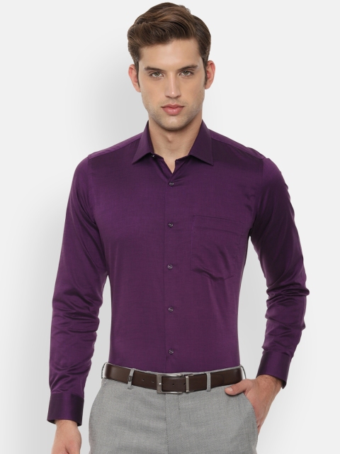 

Van Heusen Men Purple Slim Fit Solid Formal Shirt