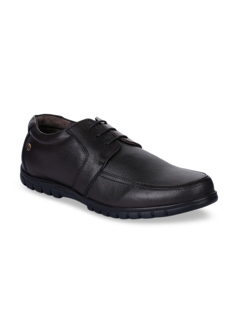 

Healers Men Brown Textured Formal Derbys