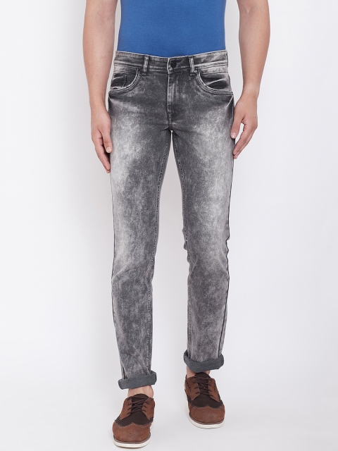 

Canary London Men Grey Slim Fit Low-Rise Clean Look Stretchable Jeans