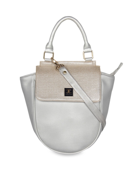 

ESBEDA Silver-Toned Colourblocked Sling Bag