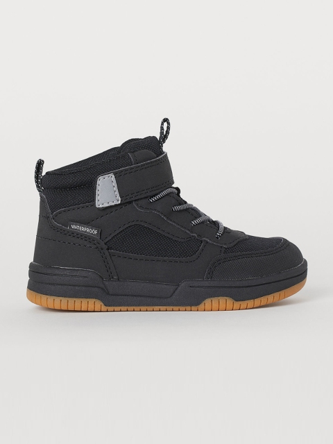 

H&M Boys Black Solid Waterproof hi-tops
