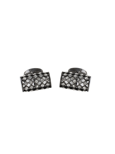 

Tossido Grey Geometric Cufflinks