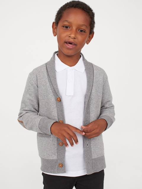 

H&M Boys Grey Sweatshirt Cardigan