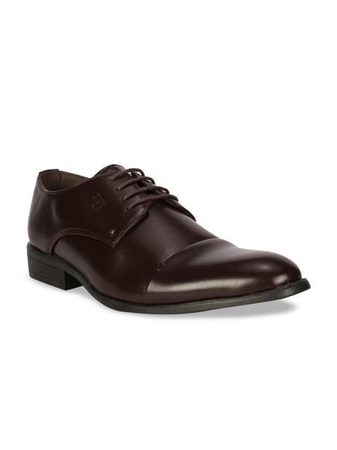 

Peter England Men Brown Solid Formal Derbys