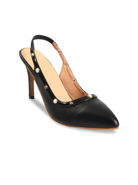 

Sherrif Shoes Women Black Solid Sandals
