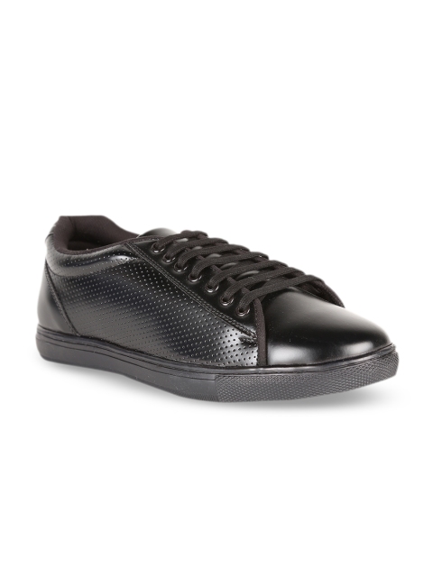 

Peter England Men Black Solid Derbys
