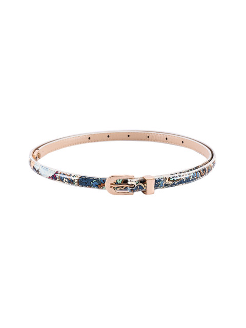 

BuckleUp Women Multicoloured Printed Belt, Multi
