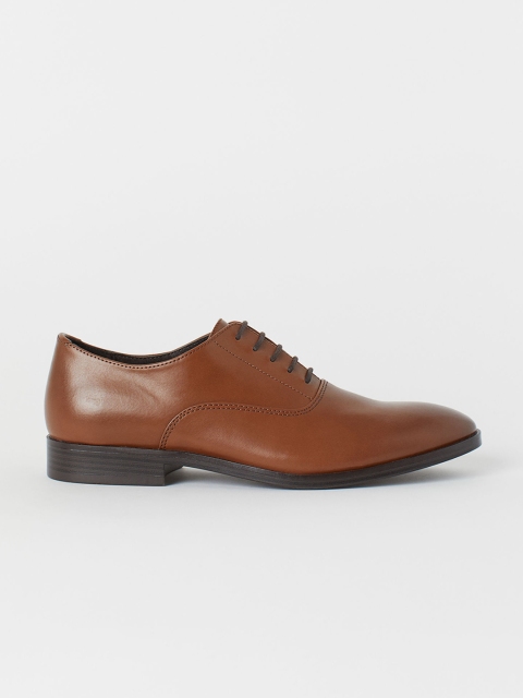 

H&M Men Tan Brown Oxford Shoes