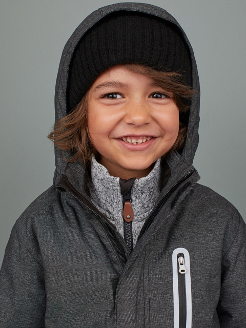 

H&M Boys Charcoal Grey Waterproof All-In-One Suit