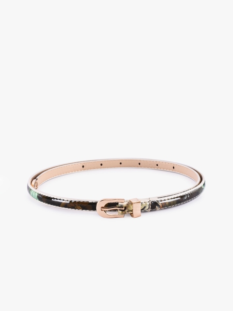 

BuckleUp Women Multicoloured Printed Belt, Multi