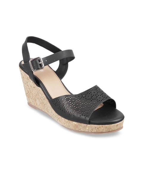 

Mochi Women Black Solid Heels