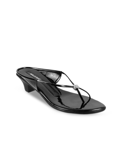 

WALKWAY Women Black Solid Heels