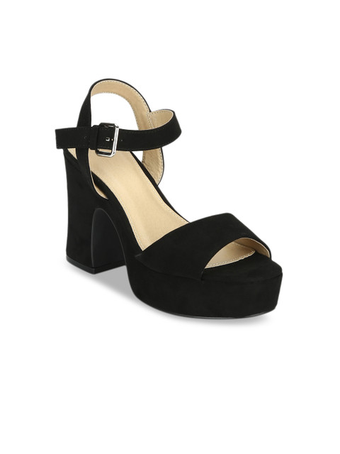 

Truffle Collection Women Black Solid Heels
