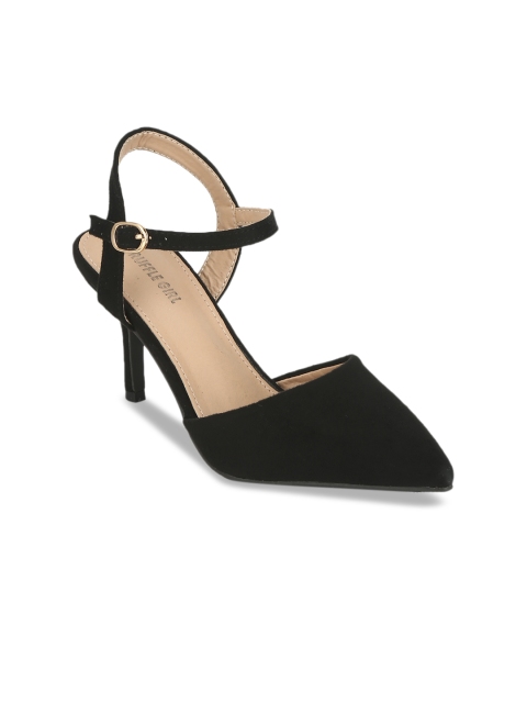 

Truffle Collection Women Black Solid Pumps