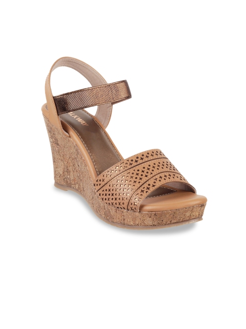 

WALKWAY Women Brown Solid Heels