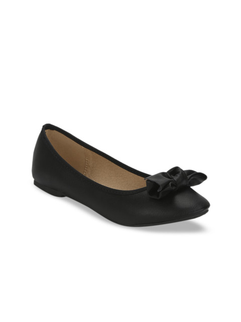 

Truffle Collection Women Black Solid Ballerinas