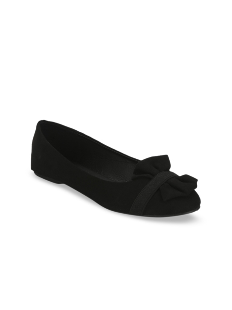 

Truffle Collection Women Black Solid Ballerinas