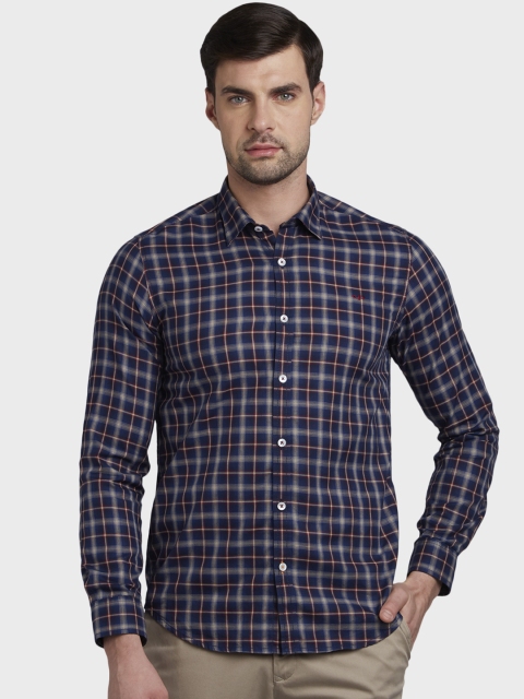 

ColorPlus Men Multicoloured Slim Fit Checked Casual Shirt, Multi