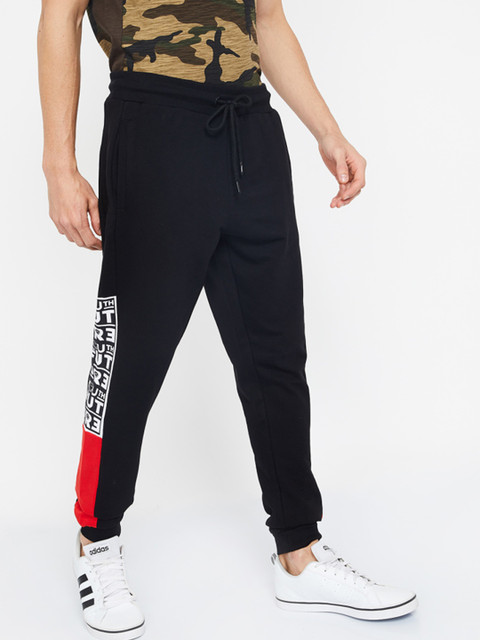 

Smily World Men Black Printed Joggers