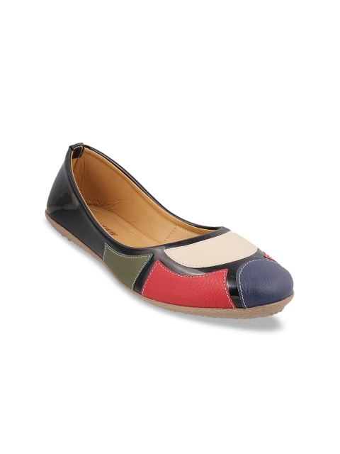 

WALKWAY Women Multicoloured Colourblocked Ballerinas, Multi