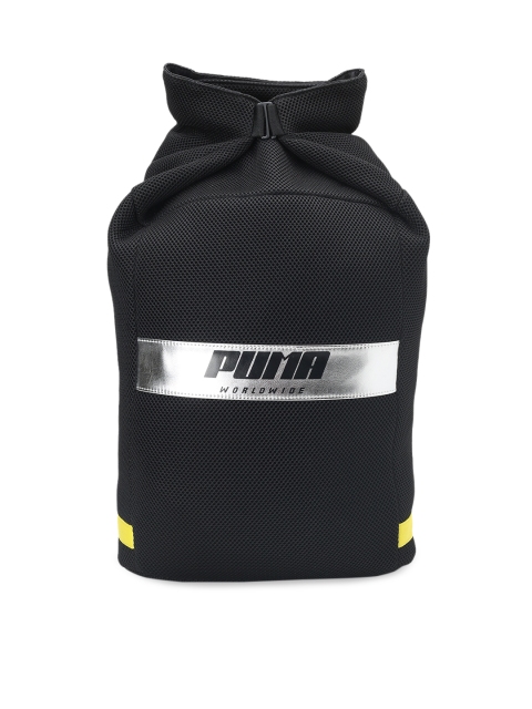 

Puma Women Black Prime Street Rolltop Solid Backpack