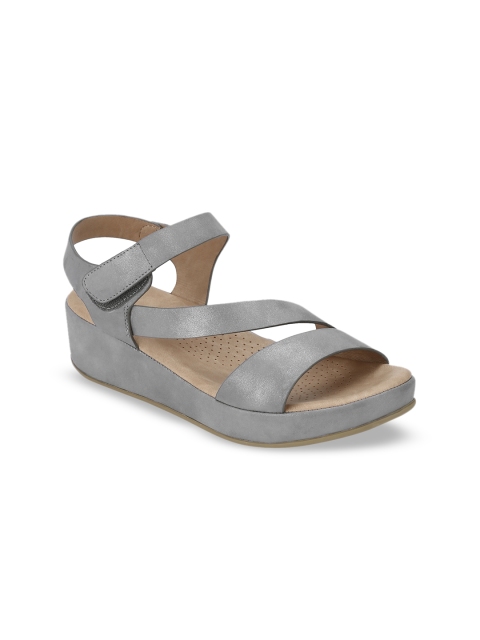 

Mode by Red Tape Women Grey Solid Heels