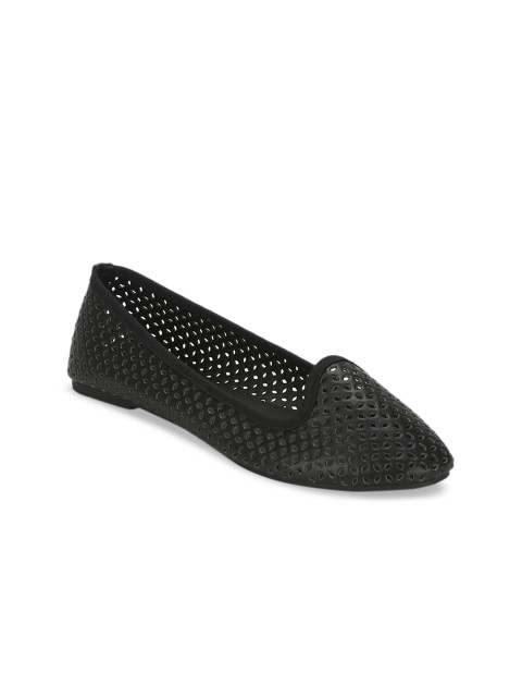 

Truffle Collection Women Black Solid Ballerinas