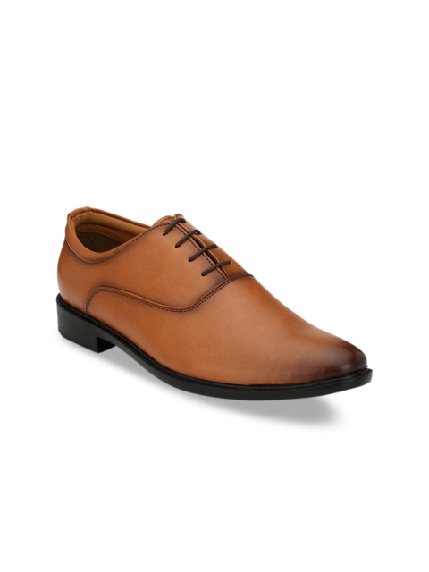 

Rodolfo Darrell Men Tan Brown Solid Formal Oxfords