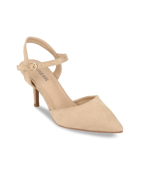 

Truffle Collection Women Nude-Coloured Solid Pumps