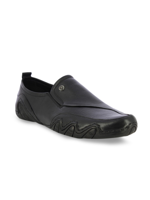 

Alberto Torresi Men Black Slip-On Sneakers