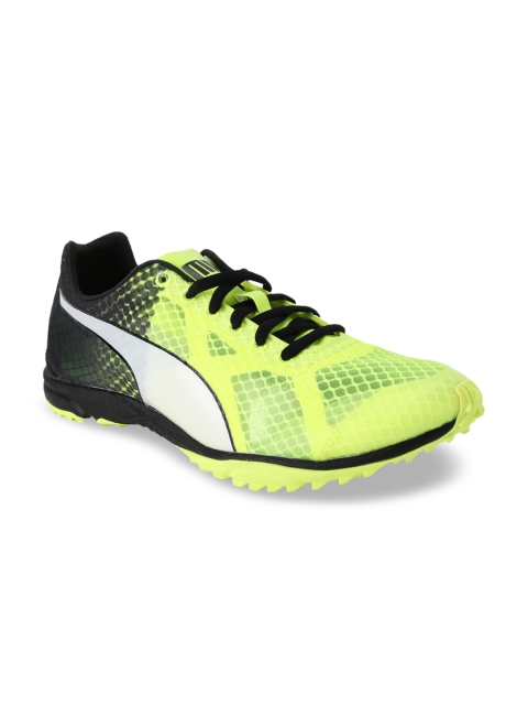 

Puma Men Yellow evoSPEED Haraka 6 Mesh Running Shoes