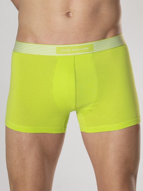 

Peter England Men Fluorescent Green Solid Trunks PIWTNG9366025