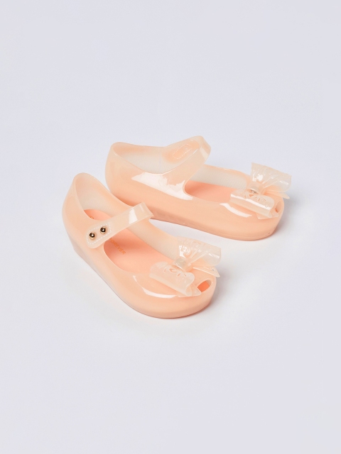 

Fame Forever by Lifestyle Girls Peach-Coloured Solid Rubber Ballerinas