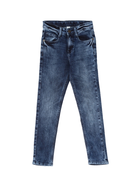 

Cherokee Boys Blue Slim Fit Mid-Rise Clean Look Stretchable Jeans