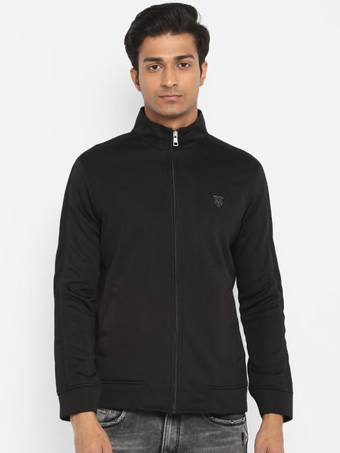 

Mufti Men Black Solid Jacket