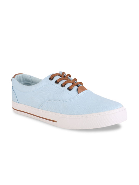 

Peter England Men Blue Solid Sneakers