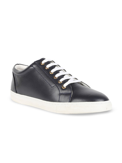 

Peter England Men Navy Blue Solid Sneakers