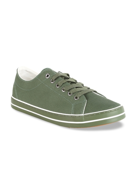 

Peter England Men Green Sneakers