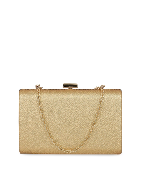 

KLEIO Gold-Toned Solid Clutch