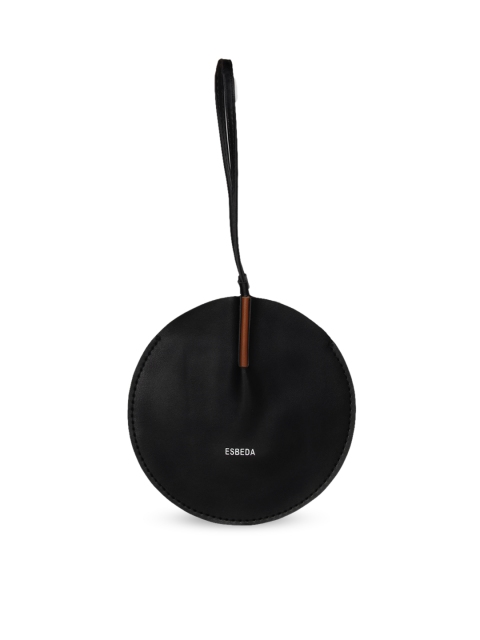 

ESBEDA Black Solid Potli Clutch