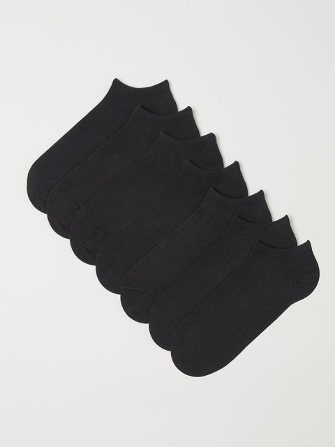

H&M Men Black 7-Pack Liner Socks