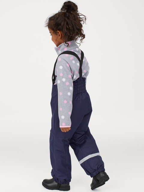 

H&M Girls Navy Blue Outdoor Trousers With Braces
